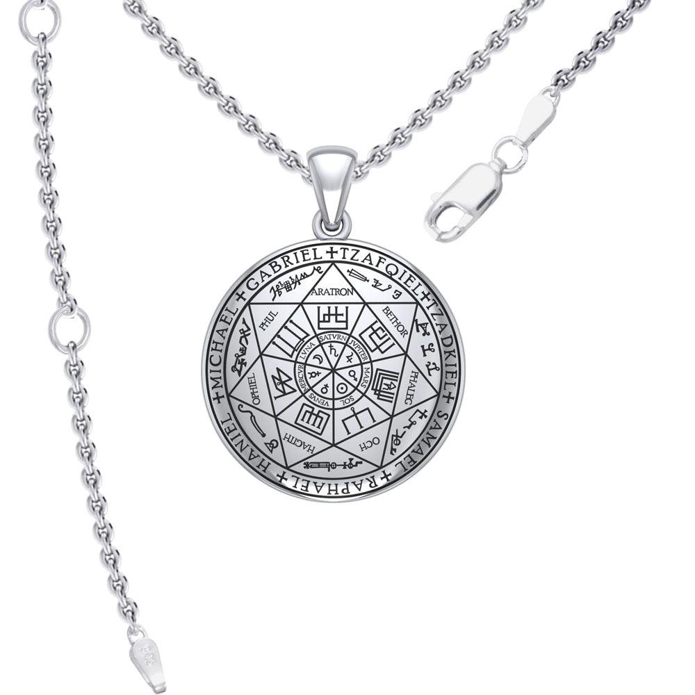 Experience Divine Guidance: The Seven Archangels Sterling Silver Pendant - Embrace Heavenly Protection and Spiritual Connection