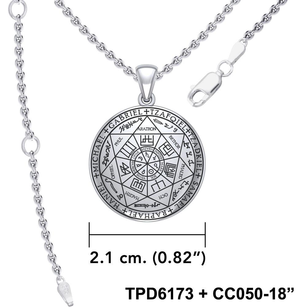 Experience Divine Guidance: The Seven Archangels Sterling Silver Pendant - Embrace Heavenly Protection and Spiritual Connection