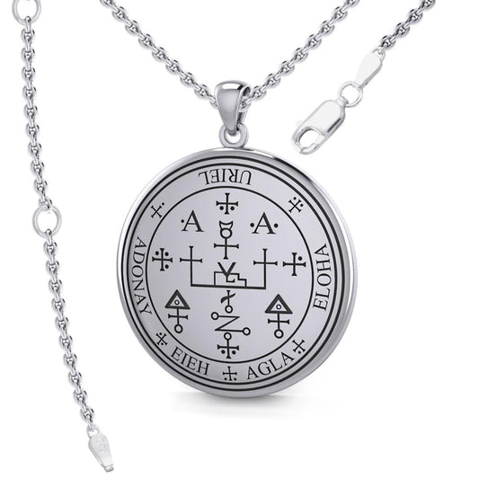 Sigil of the Archangel Uriel Sterling Silver Pendant TPD2824