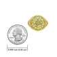 Seven Archangels Seals Sterling Silver Signet Ring With Gold Vermeil Plate For Men