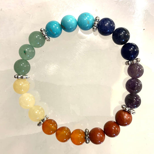 Bracelet Chakra Metal Spacers