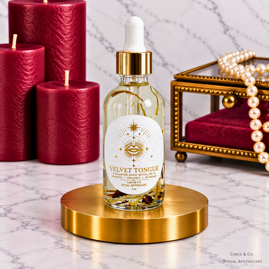 Glamour Magick - Velvet Tongue Ritual Oil (2oz)