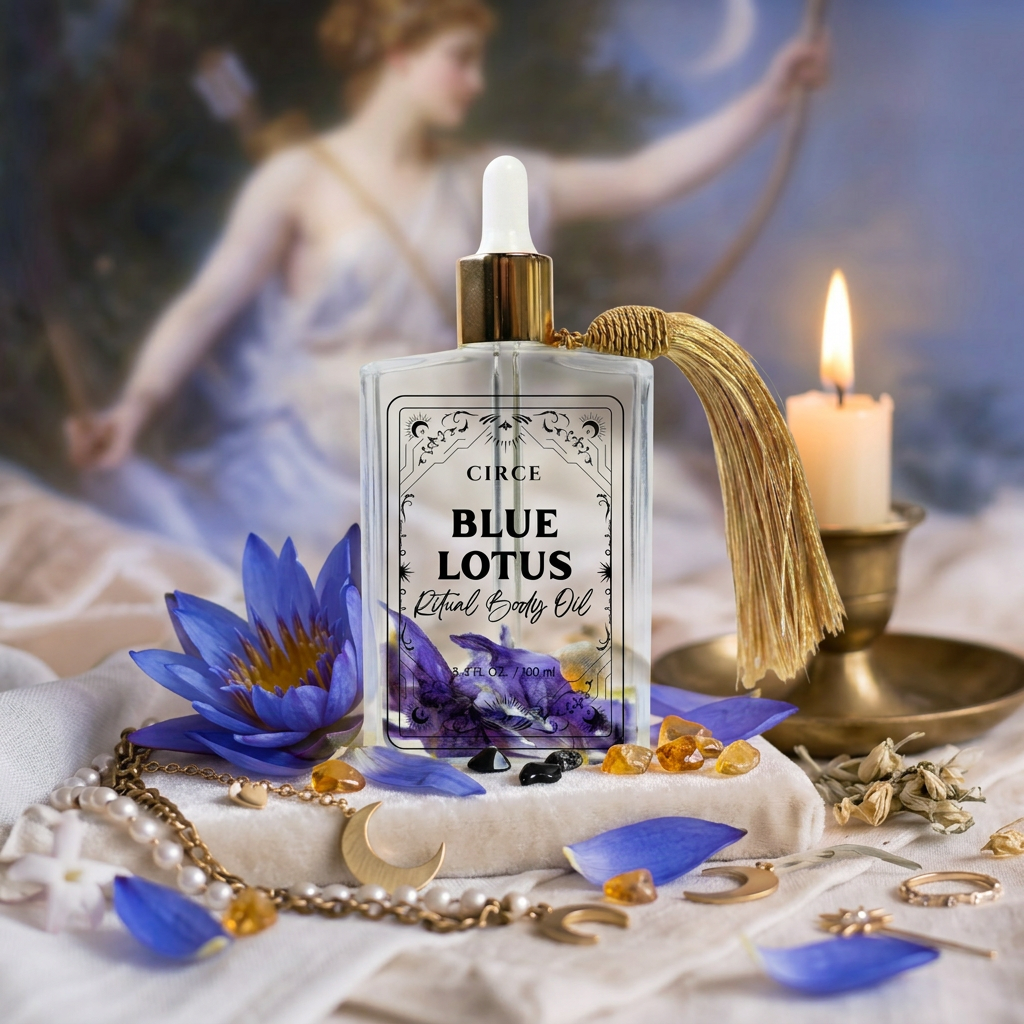 Blue Lotus Ritual Body Oil - Hair, Face, Nail and Body Oil