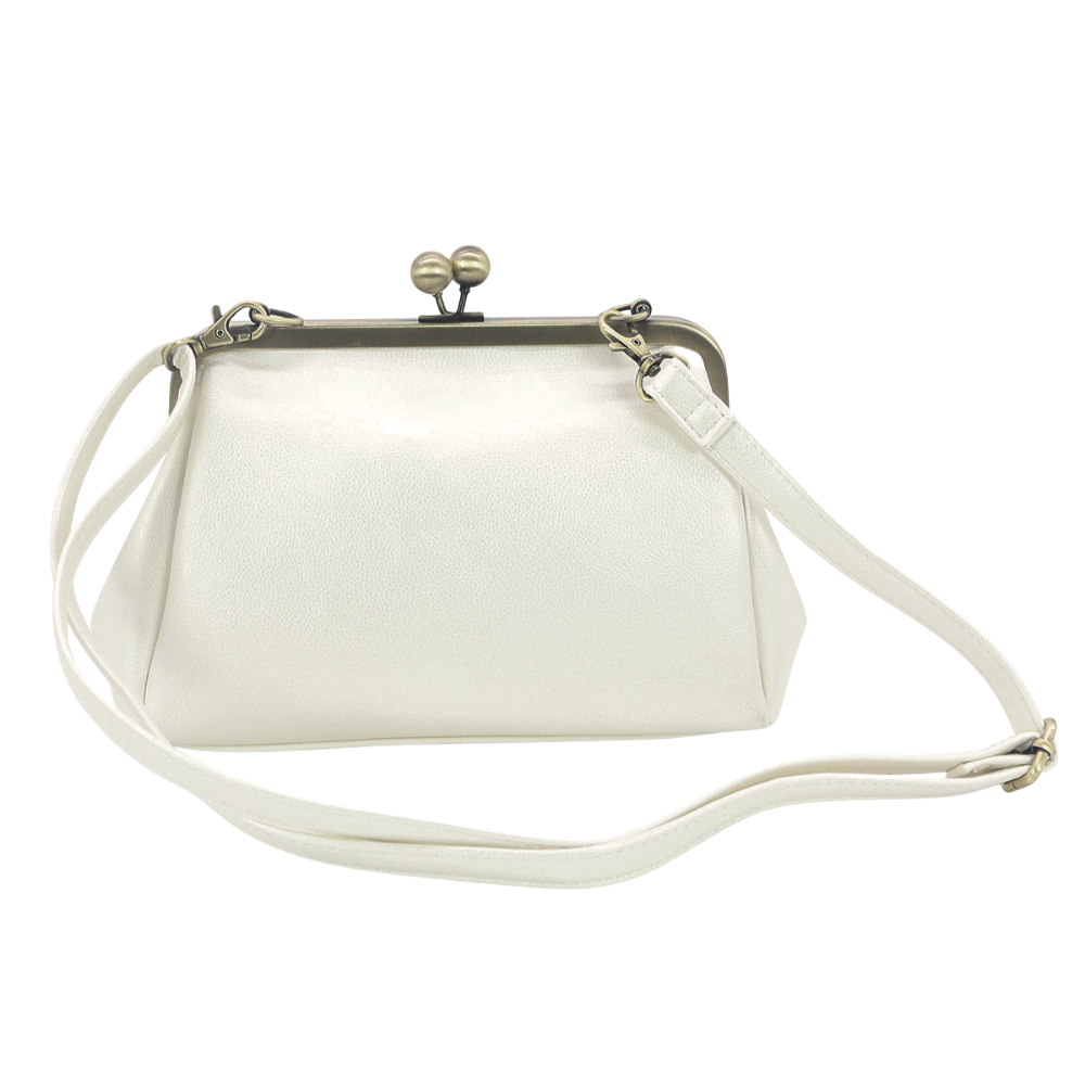 Embroidered Unicorn Kisslock Bag in Vinyl