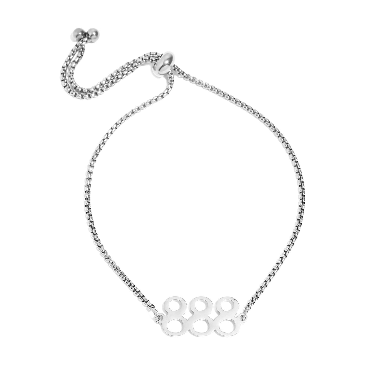 Angel Number Bracelet Stainless Steel/Gold