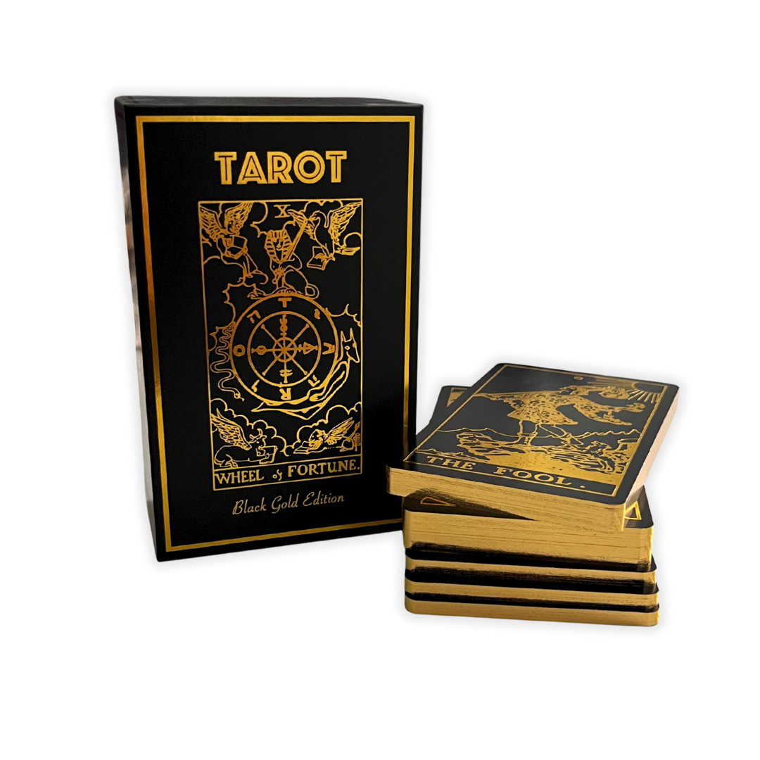Foil Black Gold Tarot Deck