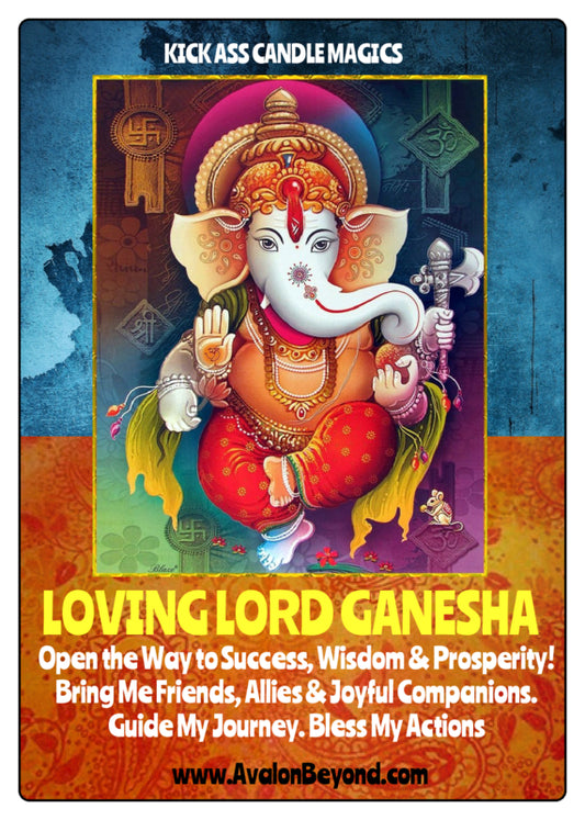 Kick Ass Ganesha Candle