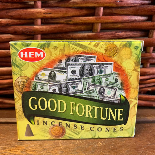 Hem Good Fortune Cones 10 Pack