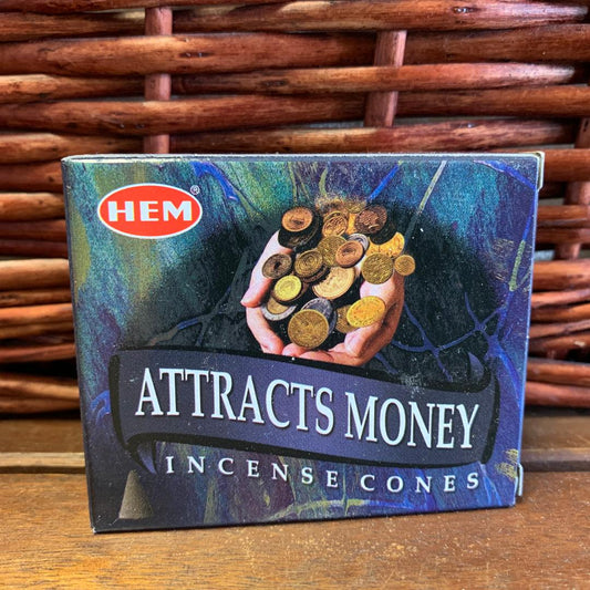 Hem Attracts Money Cones 10 Pack