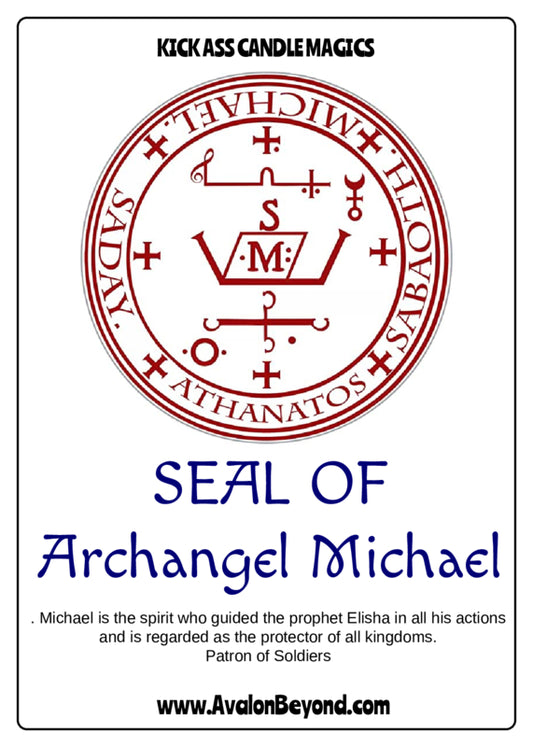 Kick Ass Archangel Michael Sigil Candle