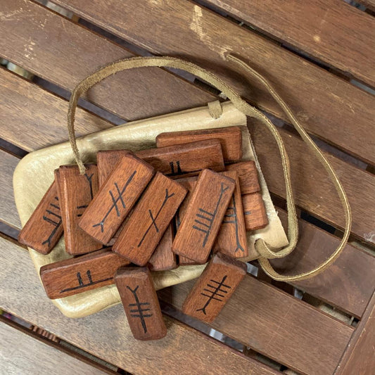 Ogham Set Mahogany