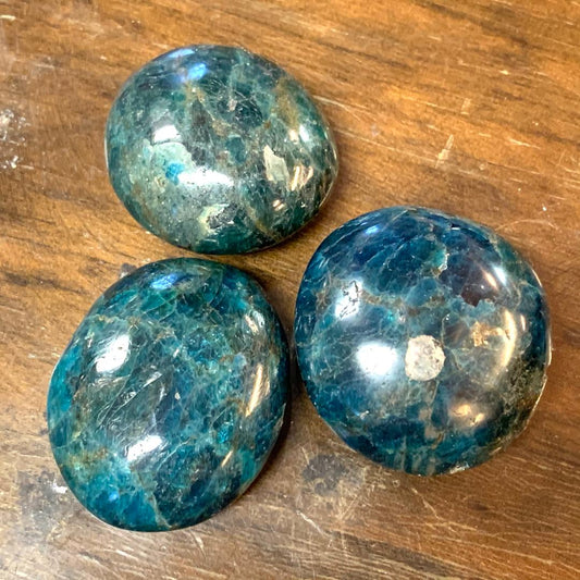 Palm Stone Blue Apatite