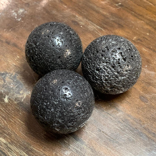 Palm Stone Lava Sphere