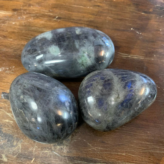 Palm Stone Midnight Labradorite