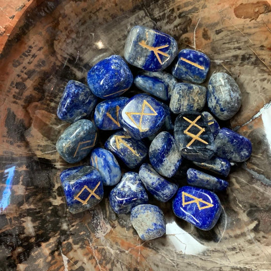 Runes Set Lapis Lazuli