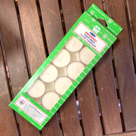 Satya Tea Light Patchouli 12PK