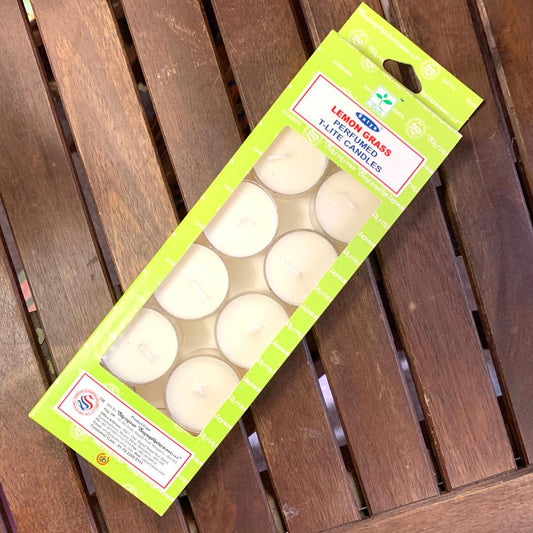 Satya Tea Light Lemongrass 12PK
