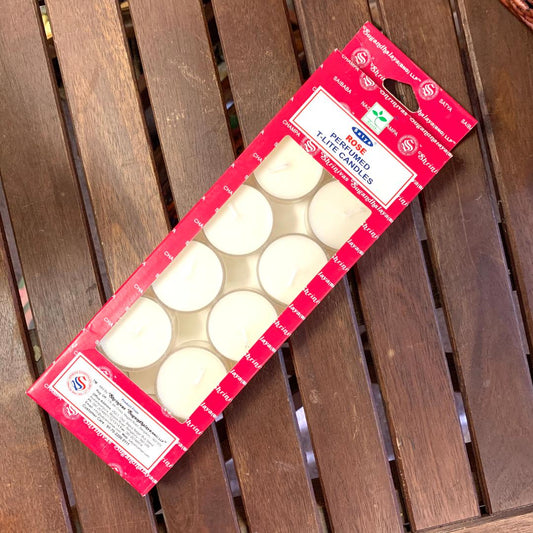 Satya Tea Light Rose 12PK