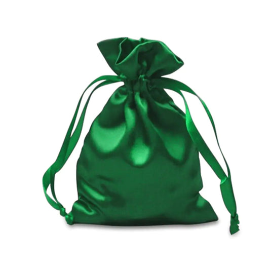 Satin Tarot Bag Green 5x8