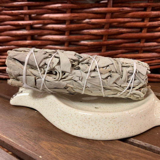 Smudge Stick 4" White Sage, Lavender
