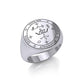 Sigil of the Archangel Michael Sterling Silver Ring