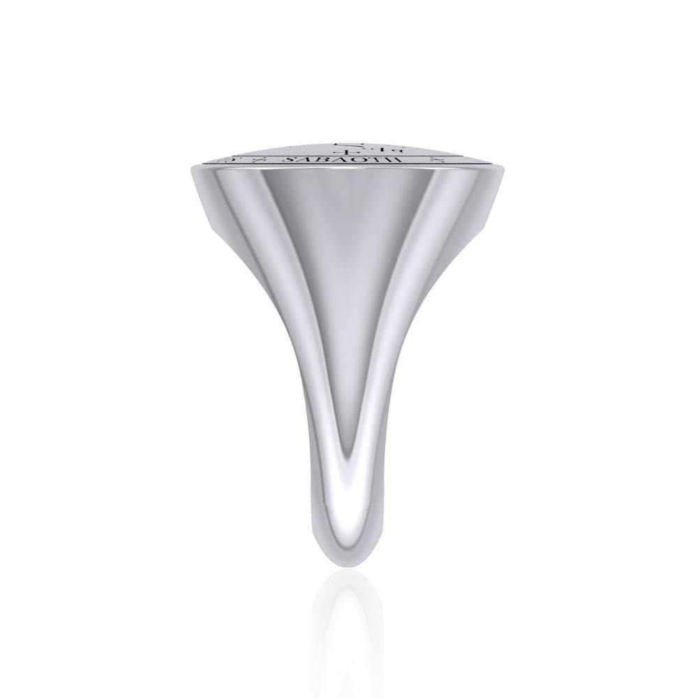Sigil of the Archangel Michael Sterling Silver Ring