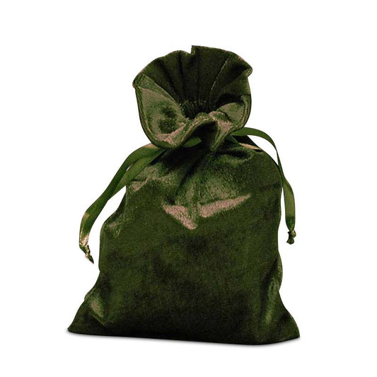 Velvet Tarot Bag Green 6x9